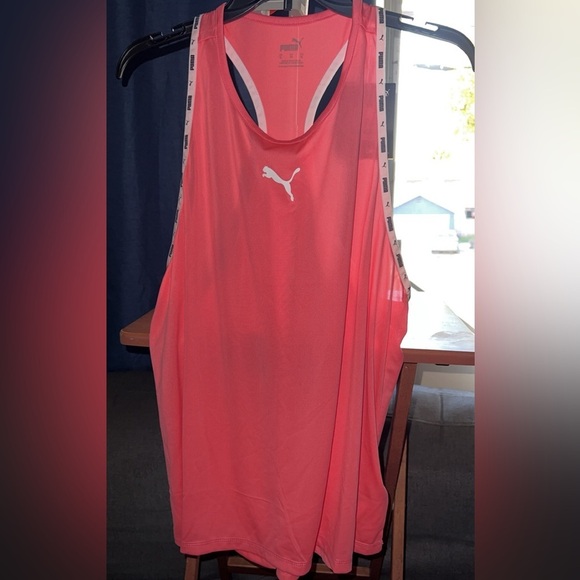 Puma Tops - Puma Playback Tank, Passionfruit Color